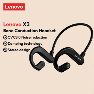 Lenovo X3 หูฟังบลูทูธไร้สาย กันน้ํา พร้อมไมโครโฟน