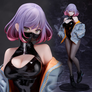 โมเดลฟิกเกอร์ Luna Illustration by Astrum Design 1/7 25cm PVC&amp;ABS Igh Fork Suit Mask Sports Girl Figure Model