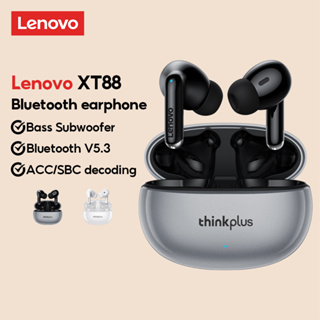 ใหม่ ของแท้ Lenovo XT88 TWS หูฟังสเตอริโอไร้สาย บลูทูธ 5.3 350mAH ลดเสียงรบกวน ควบคุมสัมผัส สแตนด์บายนาน