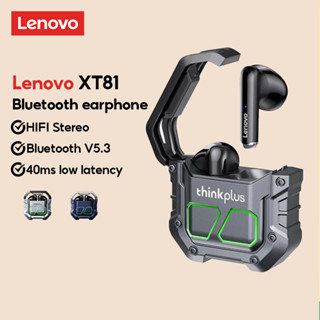 Lenovo XT81 หูฟังบลูทูธสเตอริโอ HIFI ตัดเสียงรบกวน ความล่าช้าต่ํา อายุการใช้งานแบตเตอรี่ยาวนาน สําหรับเล่นเกม