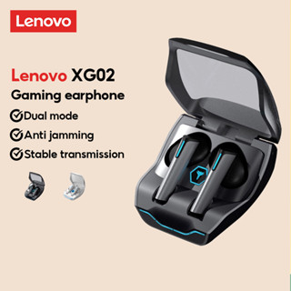 ชุดหูฟังบลูทูธไร้สาย Lenovo XG02 Tws ลดเสียงรบกวน คุณภาพสูง ไร้ความล่าช้า อายุการใช้งานยาวนาน