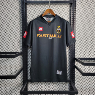 เสื้อยืด พิมพ์ลาย Juventus DEL PIERO NEDVED คุณภาพสูง สไตล์เรโทร 01-02