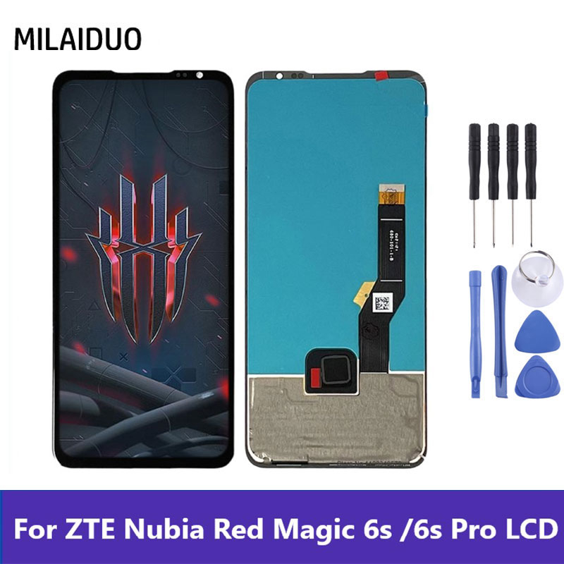 ของแท้ หน้าจอสัมผัส LCD สําหรับ ZTE nubia Red Magic 6s 6s Pro NX699J NX699J-S
