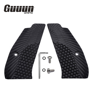 Guuun G10 ด้ามจับ สําหรับ CZ 75 85 Compact Grips OPS Texture fit CZ P-01 Canik 55 P100