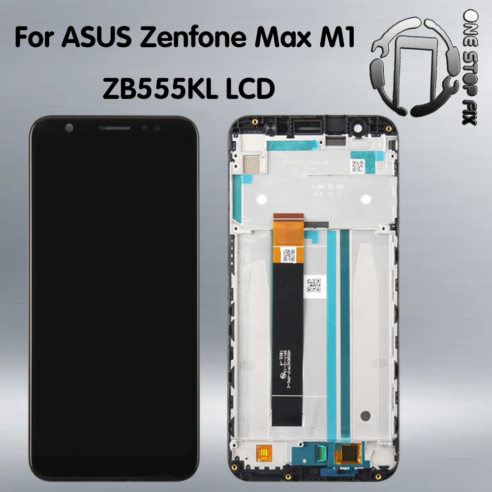 หน้าจอแสดงผล LCD แบบเปลี่ยน สําหรับ ASUS Zenfone Max M1 ZB555KL Ausu X00PD LCD