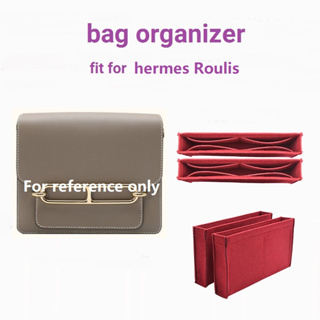 【นุ่มและเบา】กระเป๋าจัดระเบียบ ด้านในกระเป๋า สําหรับ Hermes Roulis 18 23 bag organizer ที่จัดระเบียบกระเป๋า