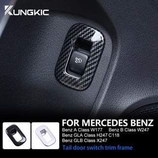 สติกเกอร์ตกแต่งกรอบประตูรถยนต์ สําหรับ Mercedes Benz A Class W177 B Class W247 GLA Class H247 C118 GLB Class X247