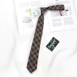 ขายร้อนสีน้ําตาลti DKเสื้อนักเรียนชายวิทยาลัยสไตล์กาแฟStripe Retro JkเนคไทBowTie หญิงอุปกรณ์เสริม