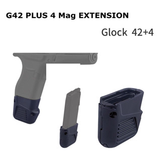 แผ่นฐานขยายนิตยสาร WWGD Glock 42 +4 G42 PLUS 4