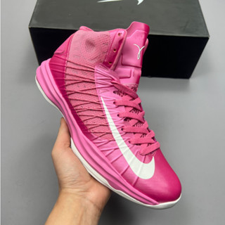 รองเท้ากีฬา รองเท้าบาสเก็ตบอล รุ่น Lunar Hyperdunk Lebron James สีดํา สีฟ้า สําหรับผู้ชาย