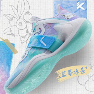 Anta KT Splash 4 "Iced Blueberry Tea" Klay Thompson รองเท้ากีฬา รองเท้าบาสเก็ตบอล ป้องกันการลื่นไถล ระบายอากาศ สําหรับผู้ชาย 112231109S