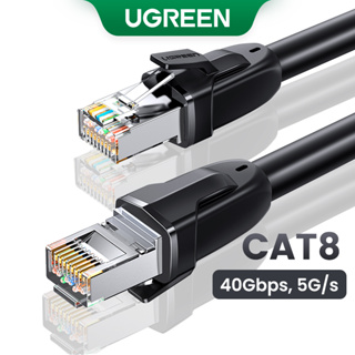 UGREEN Cat 8 Ethernet สายเคเบิ้ลเครือข่าย UTP LAN 45