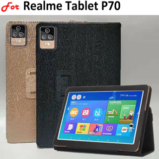 เคสแท็บเล็ตหนัง PU ฝาพับแม่เหล็ก พร้อมขาตั้ง สําหรับ Realme Pad Tablet P70 12 นิ้ว Android 12 OPPO PC 12.0 นิ้ว (25*16 ซม.)