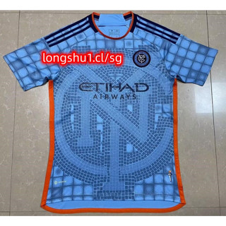 เสื้อกีฬาแขนสั้น ลายทีมชาติฟุตบอล New York City 2023 ไซซ์ S-XXL 2024