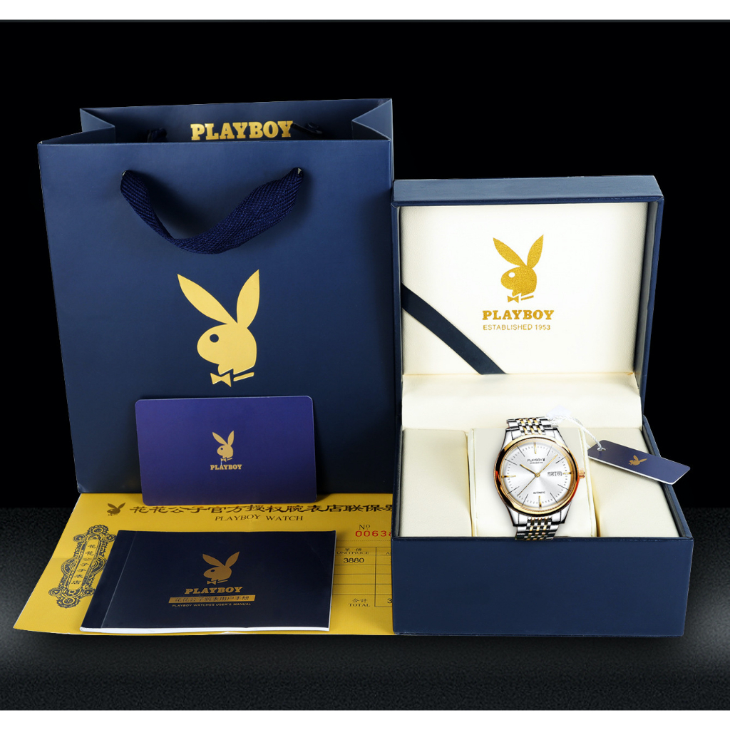 🔥🔥 Olevs 🔥  PLAYBOY 🔥 กล่องนาฬิกาข้อมือ ของแท้ สวยหรู สําหรับช้อปปิ้ง