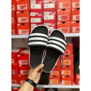 Ad Adilette Boost Slides Popcorn รองเท้าแตะโฟมนุ่มพิเศษ เหมาะกับเดินชายหาด เล่นกีฬา