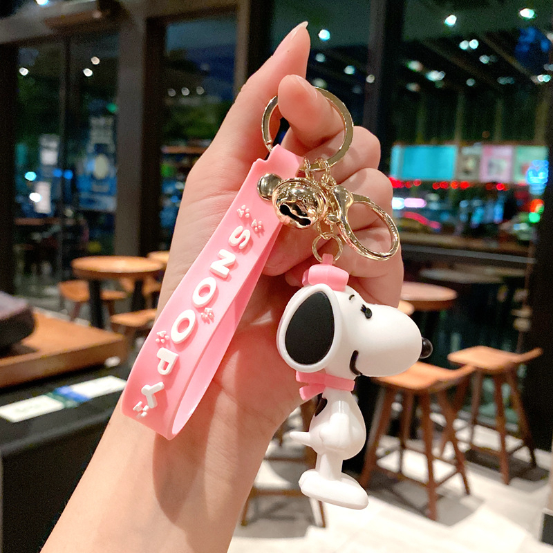 Coffeejoy พวงกุญแจรถยนต์ จี้ตุ๊กตาการ์ตูนสนูปปี้ ชาร์ลี ขนาดเล็ก - รูปที่ 2