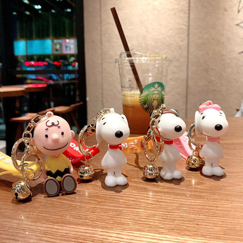 Coffeejoy พวงกุญแจรถยนต์ จี้ตุ๊กตาการ์ตูนสนูปปี้ ชาร์ลี ขนาดเล็ก - รูปที่ 5