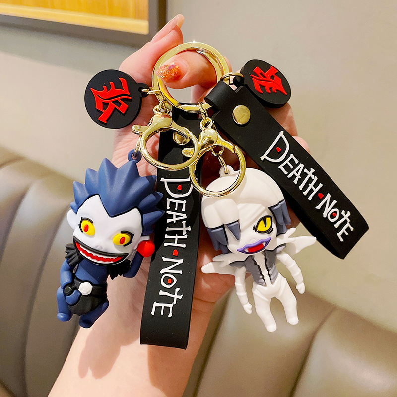 Death ไดอารี่ pvc ตุ๊กตาน่ารัก พวงกุญแจ จี้แฟชั่น ผู้ชายและผู้หญิง กระเป๋านักเรียน ข้ามพรมแดน ใหม่ จี้กุญแจรถ