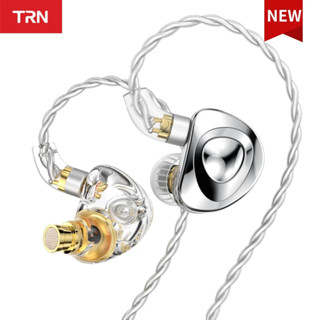 Trn MT4 2DD HiFi หูฟังอินเอียร์ เสียงเบส ประสิทธิภาพสูง ไดนามิกคู่ มอนิเตอร์หูฟัง DJ MT1 VX V90