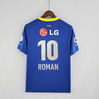 เสื้อกีฬาแขนสั้น ลายทีมชาติฟุตบอล ROMAN 10-11 Mouth Juniors คุณภาพสูง สไตล์เรโทร