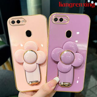 เคส OPPO a5s a12 a7 a3s a12e F9 เคสโทรศัพท์มือถือ ซิลิโคนนิ่ม กันกระแทก พร้อมที่ตั้งวาง สําหรับ OPPO a5s a12 a7 a3s a12e F9 DDFS01 น่ารัก ลายการ์ตูน กันกระแทก