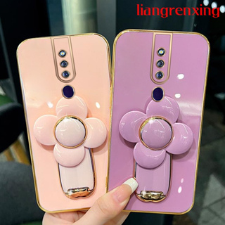 เคส OPPO F11 Pro OPPO F11 เคสโทรศัพท์มือถือ ซิลิโคนนิ่ม กันกระแทก พร้อมที่ตั้งวาง สําหรับ OPPO F11 Pro OPPO F11 DDFS01 น่ารัก ลายการ์ตูน กันกระแทก