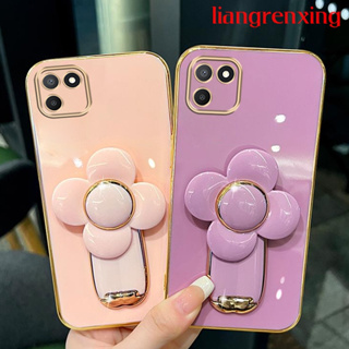 เคส realme c11 2021 realme c11 2020 realme c20 เคสเรียวม C11 เคสโทรศัพท์มือถือ ซิลิโคนนิ่ม กันกระแทก พร้อมที่ตั้งวาง สําหรับ realme c11 2021 realme c11 2020 realme c20 DDFS01 น่ารัก ลายการ์ตูน กันกระแทก