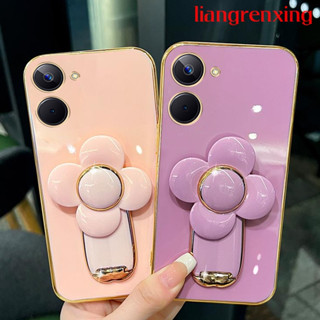 เคส realme C33 5G realme 10 2022 4G realme C55 NFC C55 5G 2023 เคสโทรศัพท์มือถือ ซิลิโคนนิ่ม กันกระแทก พร้อมที่ตั้งวาง สําหรับ เคสเรียวม C33 5G realme 10 2022 4G realme C55 NFC C55 5G 2023 DDFS01 น่ารัก ลายการ์ตูน กันกระแทก