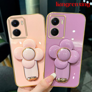 เคส VIVO Y16 5G 2022 เคสโทรศัพท์มือถือ ซิลิโคนนิ่ม ป้องกัน กันชน พร้อมที่ตั้งวาง สําหรับ VIVO Y16 5G 2022 DDFS01 น่ารัก ลายการ์ตูน กันกระแทก