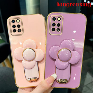 เคส infinix note 10 pro infinix note 10 เคสโทรศัพท์มือถือ ซิลิโคนนิ่ม ชุบไฟฟ้า กันกระแทก พร้อมที่ตั้งวาง สําหรับ infinix note 10 pro infinix note 10 DDFS01 น่ารัก ลายการ์ตูน กันกระแทก