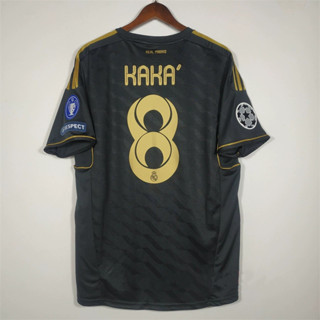 เสื้อกีฬาแขนสั้น ลายทีมชาติฟุตบอล RONALDO KAKA 11-12 Real-Madrid คุณภาพสูง สไตล์เรโทร