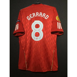 เสื้อกีฬาแขนสั้น ลายทีมชาติฟุตบอล Liverpool TORRES GERRARD 10-11 ชุดเหย้า คุณภาพสูง สไตล์เรโทร