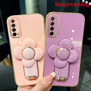 เคส huawei y7a 2021 เคสโทรศัพท์มือถือ ซิลิโคนนิ่ม กันกระแทก พร้อมที่ตั้งวาง สําหรับ huawei y7a 2021 DDFS01 น่ารัก ลายการ์ตูน กันกระแทก