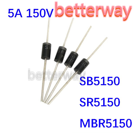 ไดโอด SB5150 MBR5150 SR5150 5A 150V 10 ชิ้น