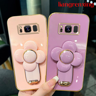 เคส samsung s8 plus SAMSUNGs8 เคสโทรศัพท์มือถือ ซิลิโคนนิ่ม กันกระแทก พร้อมที่ตั้งวาง สําหรับ เคสซัมซุง s8 plus s8 DDFS01 น่ารัก ลายการ์ตูน กันกระแทก