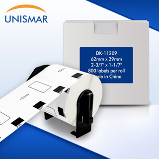 Dk-11209 สติกเกอร์ฉลากความร้อน 62 มม. สําหรับ QL700 |QL800 |QL820NWB