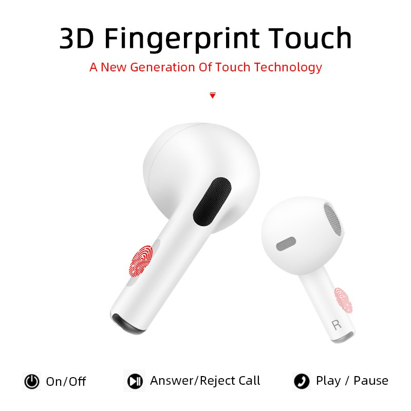 Tws Pro4 หูฟังบลูทูธไร้สาย MSica ขนาดเล็ก สําหรับ Android And Inpods - รูปที่ 3