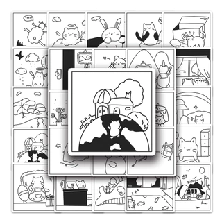 50 ชิ้นตลกการ์ตูนสติกเกอร์กันน้ํา ทําเอง สําหรับแล็ปท็อป/โทรศัพท์/หมวกกันน็อค/รถ/สติกเกอร์กีตาร์ บ้าน รูปลอก