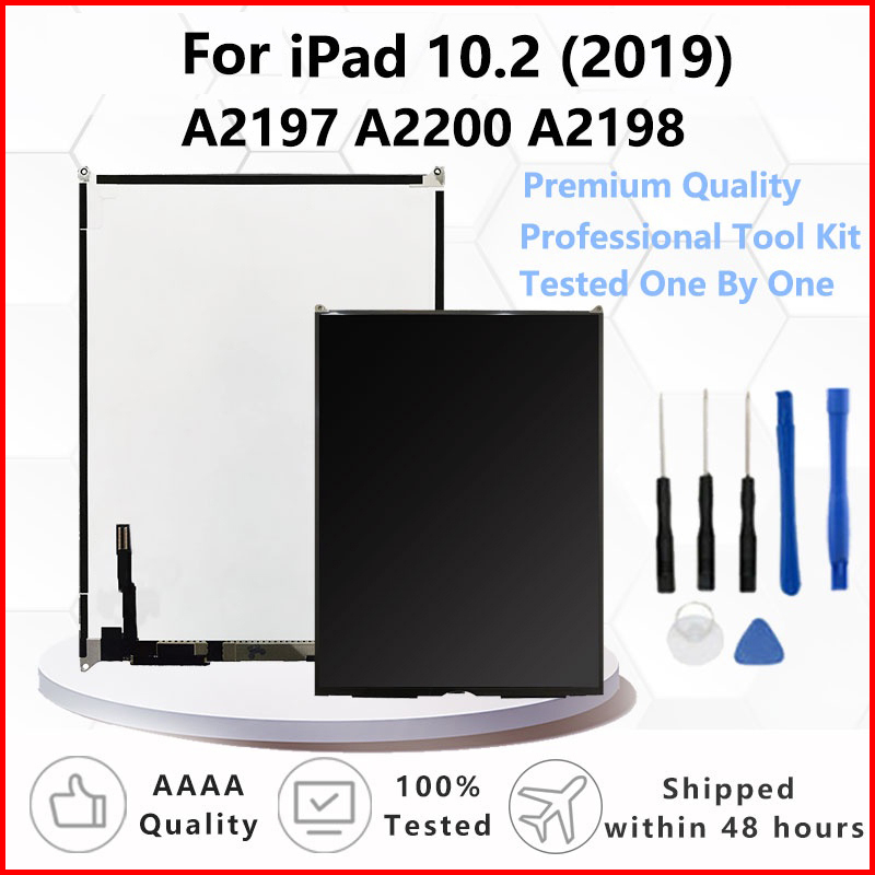 แผงหน้าจอสัมผัสดิจิทัล LCD 10.2 นิ้ว สําหรับ iPad 7 7th Gen 7 2019 A2197 A2198 A2200