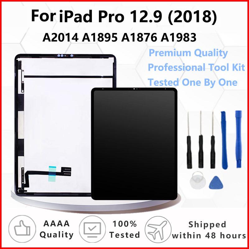 หน้าจอสัมผัส LCD แบบเปลี่ยน สําหรับ iPad Pro 3 12.9 นิ้ว 3rd Gen 2018 A1895 A1983 A2014 A1876