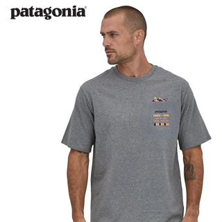 เสื้อยืด ผ้าฝ้ายแท้ พิมพ์ลาย Spirited Seasons 37593 patagonia สําหรับผู้ชาย