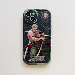 เคสโทรศัพท์มือถือ ป้องกันกระแทก ลายการ์ตูน Zoro แฟชั่น สําหรับ iPhone 15Promax 15Pro 15 14Promax 14Pro 14 13 13Promax 12Promax 12 11 X S8P 7 6P