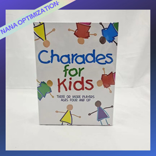 เกมกระดาน Charades สําหรับเด็ก - The The  Required Famechildrens เกมการ์ดเกมปริศนาสําหรับเด็ก