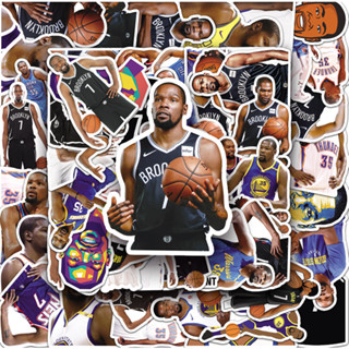 สติกเกอร์ กันน้ํา ลาย NBA Kevin Durant แบบสร้างสรรค์ สําหรับติดตกแต่งรถยนต์ 50 ชิ้น