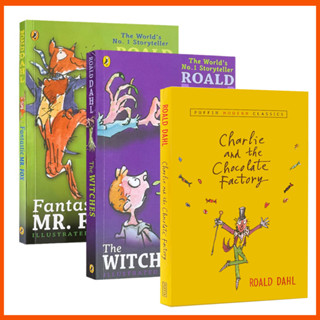 Charlie and The Chocolate Factory, Fantastic Mr. Fox, The Witches Roald DAHL