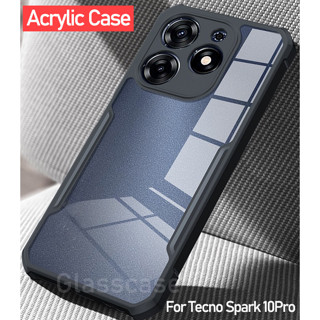 เคสโทรศัพท์มือถืออะคริลิคใส ป้องกันเลนส์กล้อง กันกระแทก สําหรับ Tecno Spark 10 8 7 7P Pro Tecno Spark10 Pro 10Pro