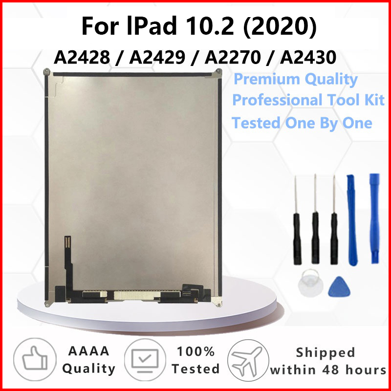 10.2 "ทดสอบหน้าจอ LCD สําหรับ iPad 10.2 (2020) 8th Gen LCD 2428 A2429 A2270 A2430 รุ่นแท็บเล็ต LCD เ