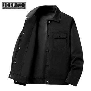 Jeep SPIRIT 1941 ESTD เสื้อแจ็กเก็ต เสื้อกันลม ลําลอง ระดับไฮเอนด์ แฟชั่นฤดูใบไม้ผลิ และฤดูใบไม้ร่วง สําหรับผู้ชาย 2023