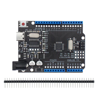 บอร์ดไมโคร USB Type-C UNO R3 CH340G+MEGA328P ATMEGA16U2+MEGA328P 16MHz สําหรับ Arduino